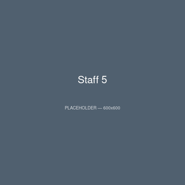 Placeholder image - staff-5 - replace before launch